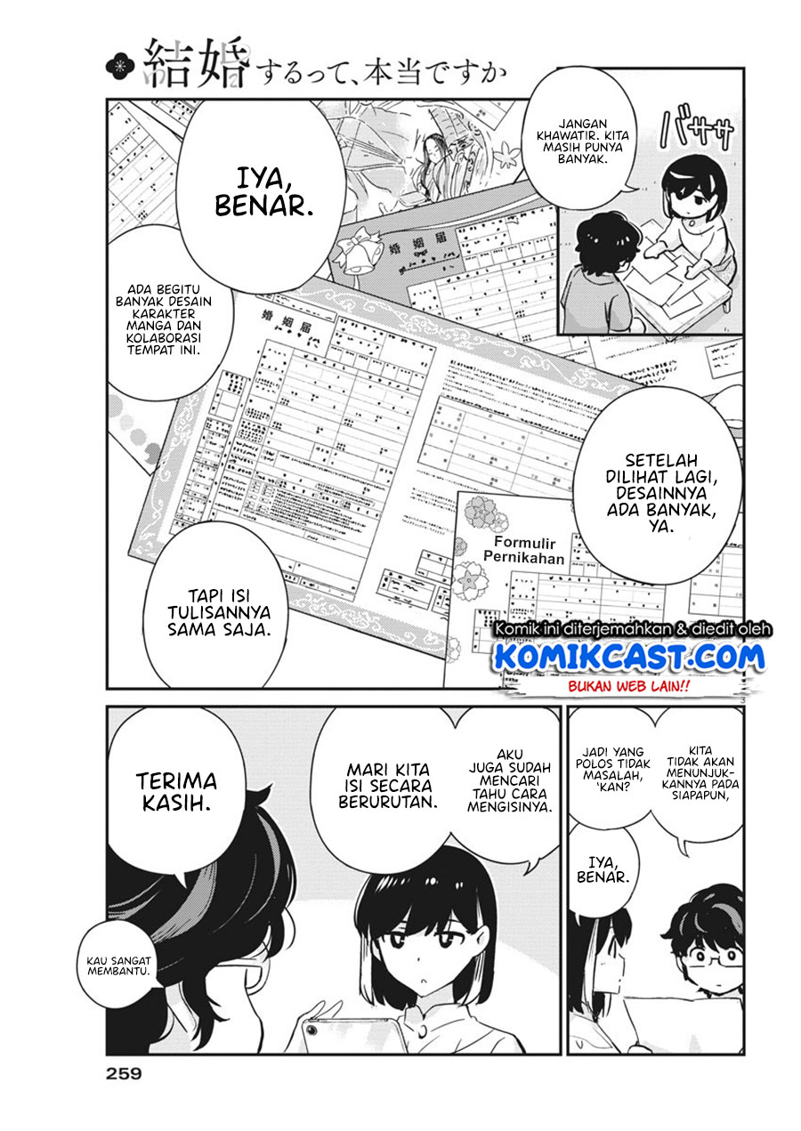 Kekkon Surutte, Hontou Desu ka? Chapter 53 Gambar 4